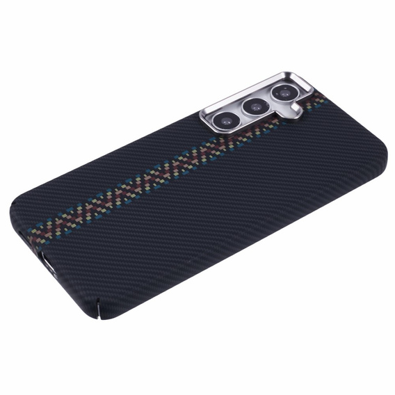 Pouzdro pro Samsung S25, Carbon Fiber MagSafe, černé