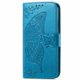 Klopové pouzdro pro Realme Note 70T 4G, Butterfly, modré