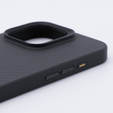Pouzdro pro iPhone 15 Pro Max, Aramid Fiber Cover, černé
