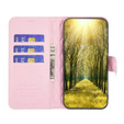 Klopové pouzdro pro Oppo A17, Wallet, BINFEN COLOR, růžové