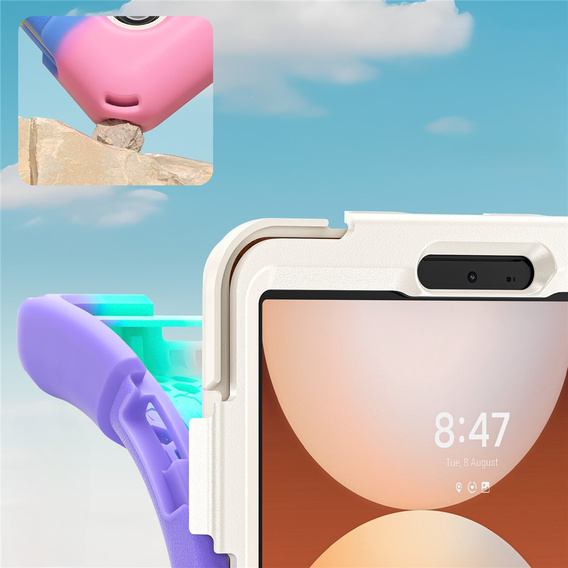 Pevné pouzdro s podstavcem a ramenním popruhem pro Samsung Galaxy Tab A11