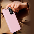 Flipové pouzdro pro Samsung Galaxy S24 FE, Smart View Wallet, růžové