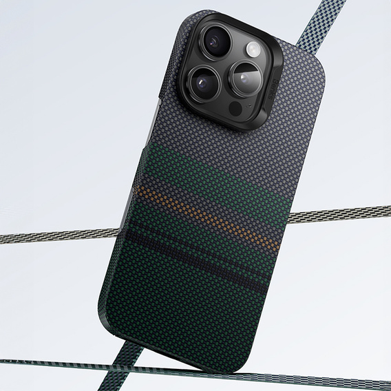 Pouzdro BENKS Kevlar Magnetic Armor Air Aurora 600D SA66 pro MagSafe pro iPhone 16 Pro Max