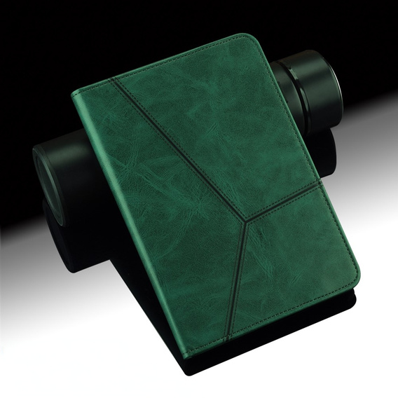 Pouzdro pro Samsung Galaxy Tab S10 Lite / S10 FE / S9 FE / S9, Classic, s prostorem pro stylus, zelené