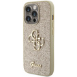 Pouzdro GUESS Fixed Glitter Big 4G Logo pro iPhone 15 Pro