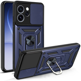 Pouzdro CamShield Slide s krytem fotoaparátu a kroužkem pro Oppo Reno 15 Pro, modré