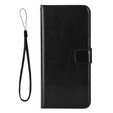 Klopové pouzdro pro Samsung Galaxy A36, Crazy Horse Wallet, černé