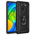 Pancéřové pouzdro pro Xiaomi Redmi Note 9, Nox Case Ring, černé