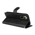 Klopové pouzdro pro Realme C67, Leather Wallet, černé