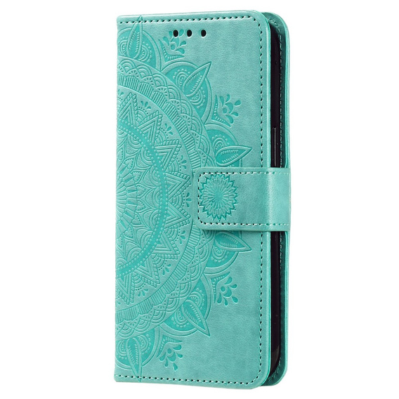 Klopové pouzdro pro Samsung Galaxy A14 4G/5G, Mandala, zelené