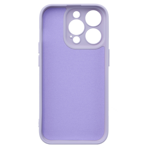 Pouzdro pro iPhone 15 Pro, Silicone Lite, fialové