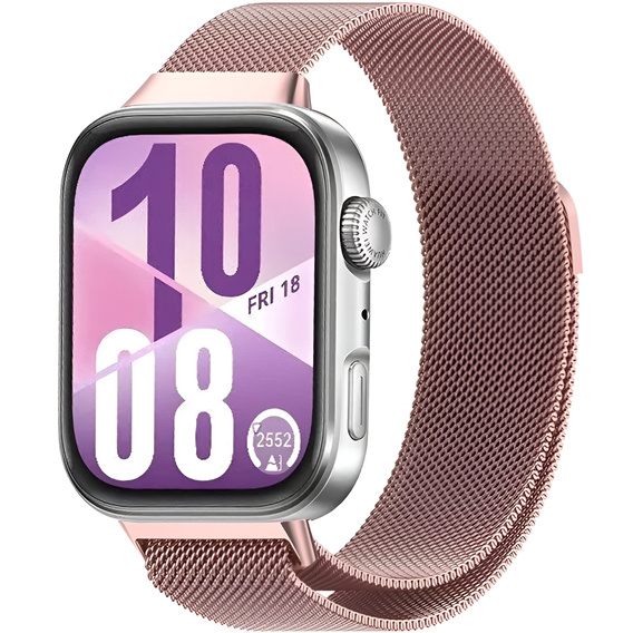 Milánský náramek pro Huawei Watch Fit 4 / 4 Pro / 3, růžový