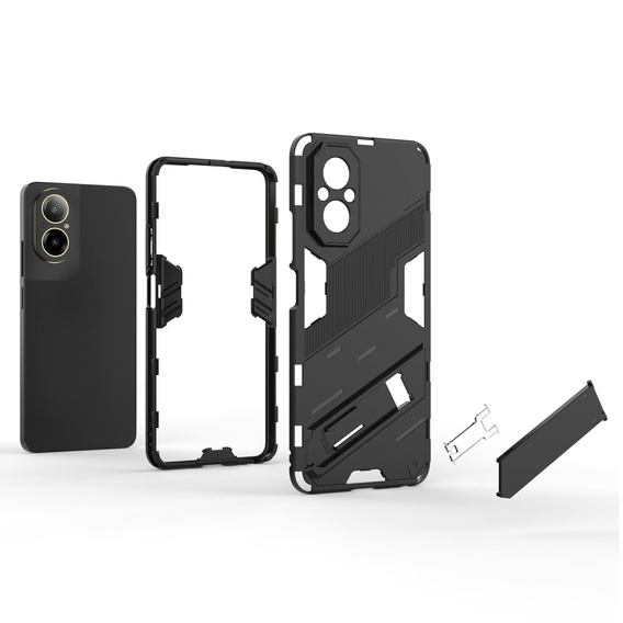 Pouzdro pro Realme C67, Military kickstand, černé