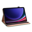 Pouzdro pro Samsung Galaxy Tab S10 Lite / S10 FE / S9 FE / S9, Classic, s prostorem pro stylus, zelené