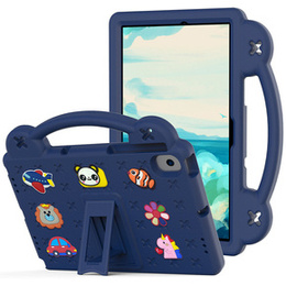 Dětské pouzdro pro Samsung Tab A8 X200 / X205, Cute Patterns, se stojánkem, námořnicky modré