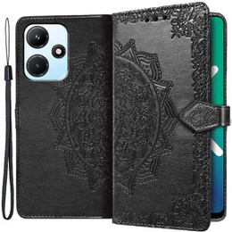 Klopové pouzdro pro Infinix Hot 30i, Mandala, černé