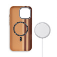 Pouzdro pro iPhone 16 Pro Max, Carbon Fiber MagSafe, žluté