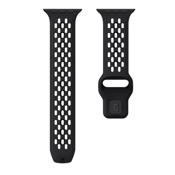 Silikonový řemínek pro Apple Watch 1/2/3/4/5/6/7/8/SE/ULTRA 42/44/45/49MM, černý