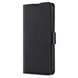 Klopové pouzdro pro Oppo A57s, Wallet Thin Magnet, černé