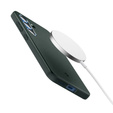 Pouzdro Spigen pro Samsung Galaxy S25, Thin Fit Mag, zelené + 9H tvrzené sklo