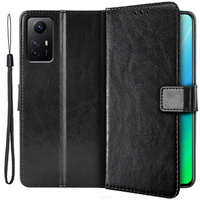 Klopové pouzdro pro Xiaomi Redmi Note 12S, Wallet, černé