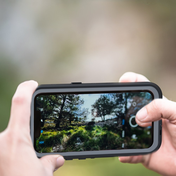 Vodotěsné pouzdro pro iPhone 13, Redpepper, pro MagSafe, černé