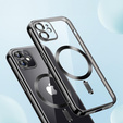 Pouzdro pro iPhone 11, Electro MagSafe, černé + sklo na displej