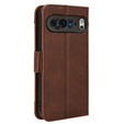 Klopové pouzdro pro Google Pixel 9 Pro XL, Card Slot, hnědé