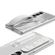 Etui do Samsung Galaxy Z Fold5 5G, z rączką, różowe