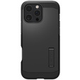 Pouzdro Spigen pro iPhone 16 Pro, Tough Armor Mag MagSafe, černé + 9H tvrzené sklo