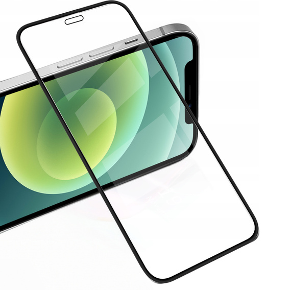 2x tvrzené sklo pro iPhone 12 Mini, ERBORD 3D pro celý displej