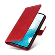 Klopové pouzdro pro Samsung Galaxy A34 5G, Leather Wallet, červené