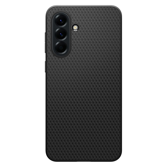Pouzdro Spigen pro Samsung Galaxy A56 5G, Liquid Air, černé + 9H tvrzené sklo