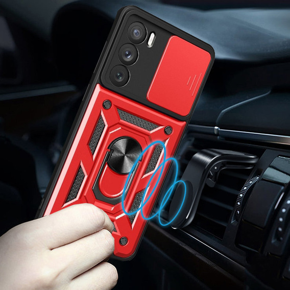 Pouzdro pro Oppo Reno 12, CamShield Slide, červené