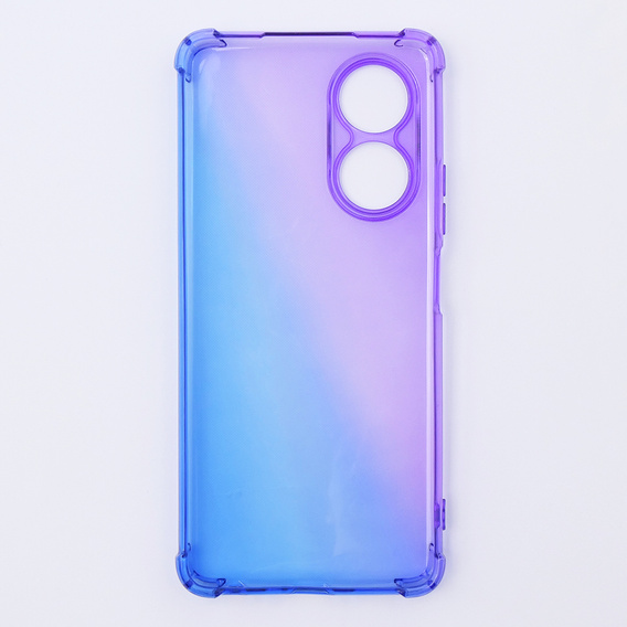 Pouzdro pro Oppo A58 4G, Gradient Dropproof, Fialová / modrá