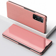 Pouzdro pro Xiaomi Redmi Note 11 Pro 4G / 5G, Clear View, růžové rose gold