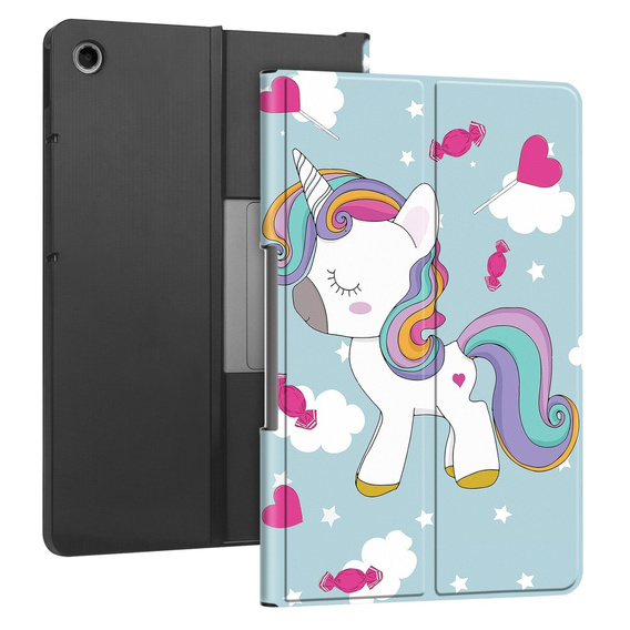 Pouzdro pro Lenovo Tab Plus, Smartcase, unicorn