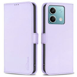 Klopové pouzdro pro Xiaomi Redmi Note 13 5G, BINFEN Wallet, fialové