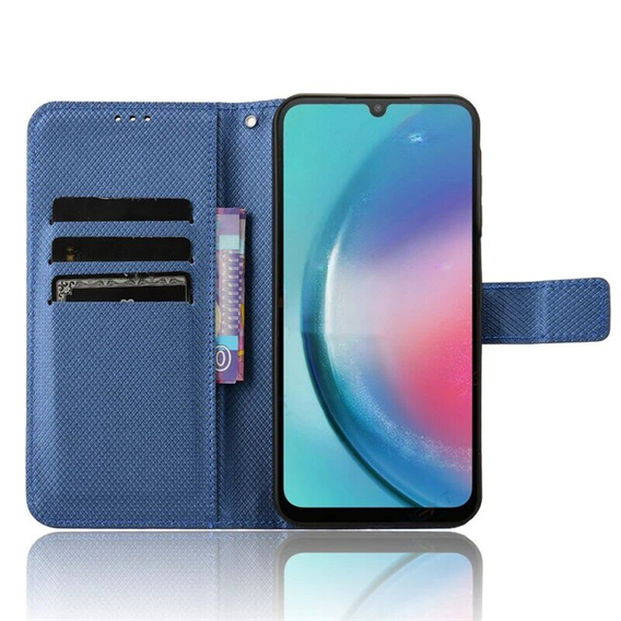 Klopové pouzdro pro Samsung Galaxy M55 5G, Wallet Smart Magnet, modré