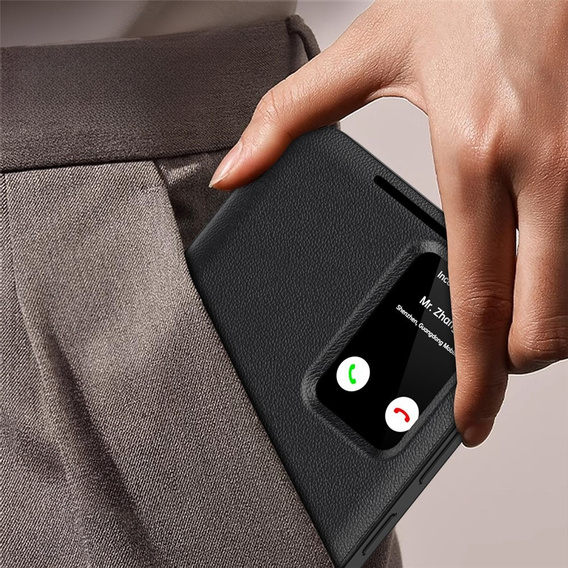 Pouzdro s klopou Smart View Wallet pro Samsung Galaxy S25 FE