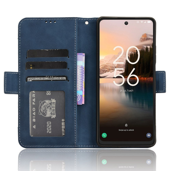 Klopové pouzdro pro TCL 40 NxtPaper, Card Slot, modré