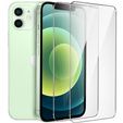 2x tvrzené sklo pro iPhone 12/12 Pro, ERBORD 9H Hard Glass na displeji