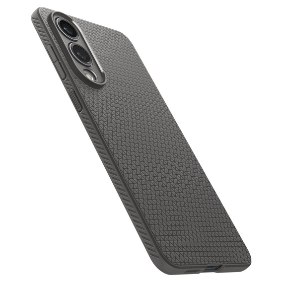 Pouzdro Spigen pro Samsung Galaxy S25, Liquid Air, černé + 9H tvrzené sklo