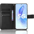 Klopové pouzdro pro Honor 90 Lite 5G, Wallet Smart Magnet, černé