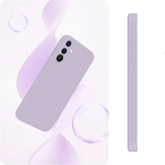 Pouzdro pro Samsung Galaxy A36 5G, Silicone Lite, fialové