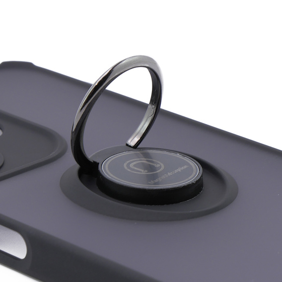 Pouzdro pro Infinix Hot 30i, Frosted Ring, černé