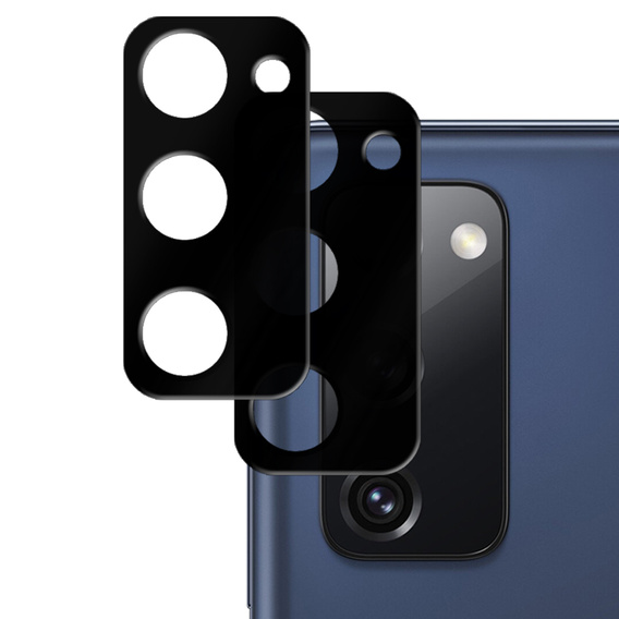 2x tvrzené sklo ERBORD pro kameru na Samsung Galaxy S20 FE/ S20 FE 5G, černé