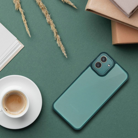 Pouzdro pro Xiaomi Redmi 13C / Poco C65, Fusion Hybrid, transparentní / zelené 