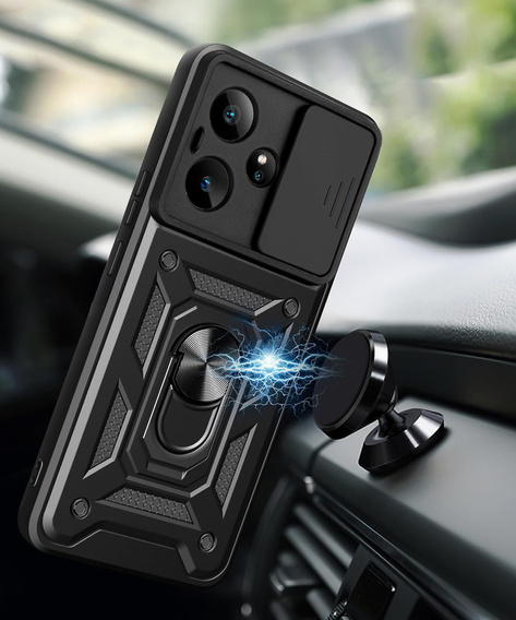 Pouzdro pro Realme GT 7 / 7T, CamShield Slide, černé