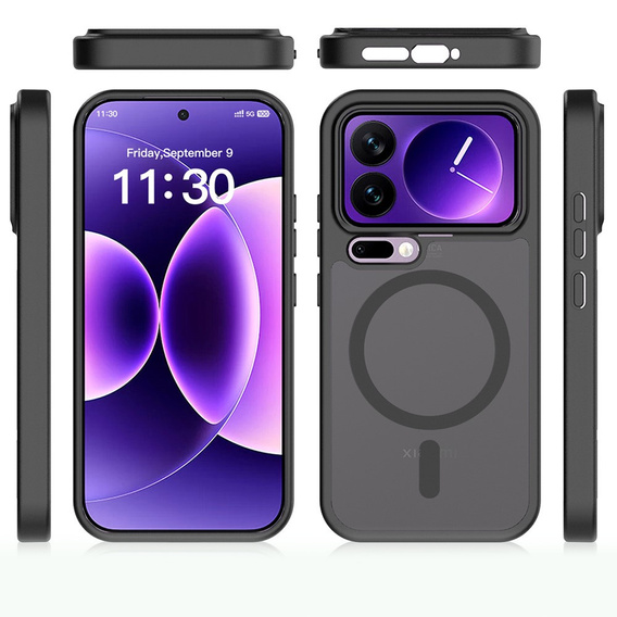 Fusion Hybrid pouzdro pro MagSafe pro Xiaomi 17 Pro, černé